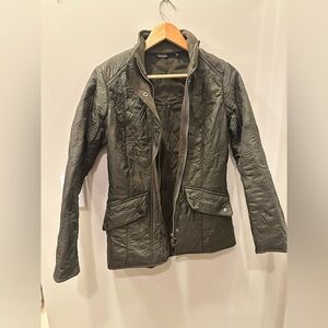 Barbour Women's Green Quilted Barn Jacket